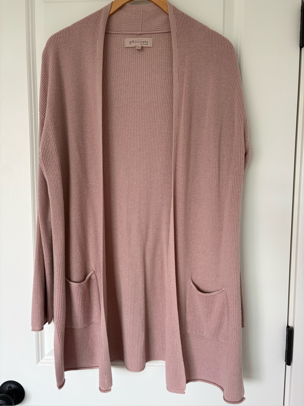 Philosophy Blush Pink cardigan - Large